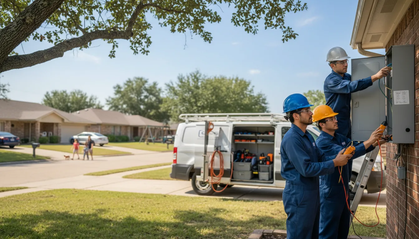 Certified electrician providing emergency electrical services in Fogelsville, PA